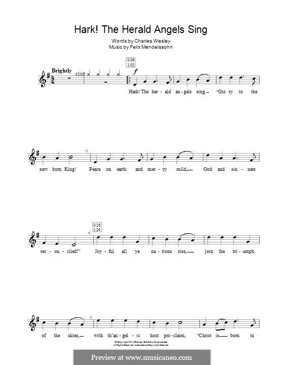 One instrument version: Flöte by Felix Mendelssohn-Bartholdy