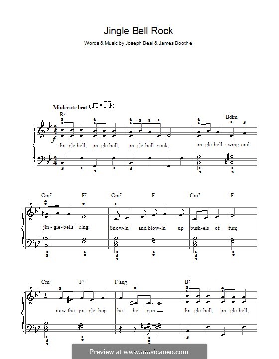 Piano version: Easy notes by Jim Boothe, Joe Beal