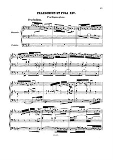 Präludium und Fuge Nr.14 in h-Moll, BWV 544: Für Orgel by Johann Sebastian Bach