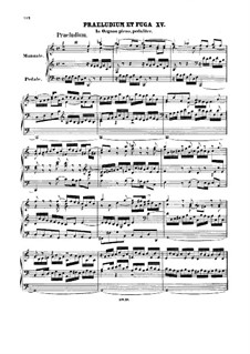 Präludium und Fuge No.15 in C-Dur, BWV 545: Für Orgel by Johann Sebastian Bach