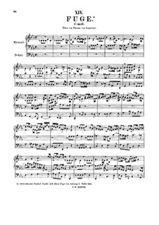 Fuge in c-Moll, BWV 574: Für Orgel by Johann Sebastian Bach