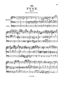Fuge in h-Moll, BWV 579: Für Orgel by Johann Sebastian Bach