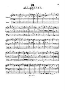 Allabreve in D Major, BWV 589: Allabreve in D Major by Johann Sebastian Bach