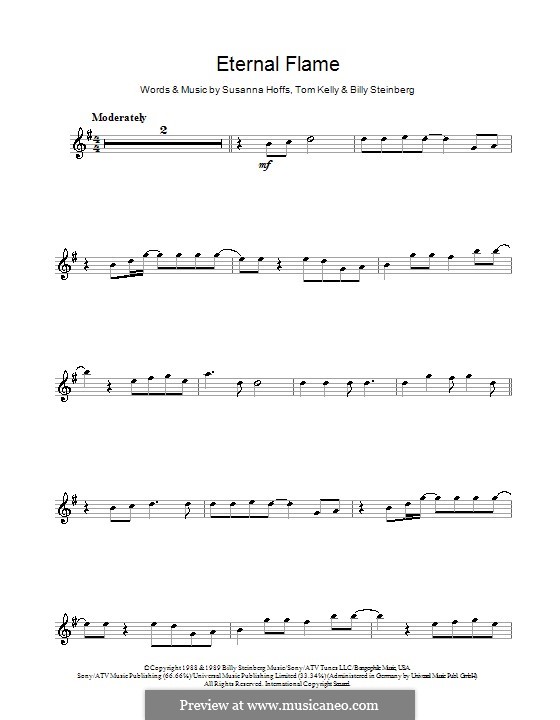 Eternal Flame: Für Violine by Billy Steinberg, Susanna Hoffs, Tom Kelly