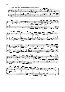 Choralvorspiele IV (Clavier-Übung III): Christ, unser Herr, zum Jordan kam. Kleine Version, BWV 685 by Johann Sebastian Bach