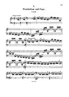 Präludium und Fuge in a-Moll, BWV 897: Für Cembalo by Johann Sebastian Bach