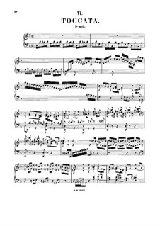 Toccata in d-Moll, BWV 913: Für Cembalo by Johann Sebastian Bach