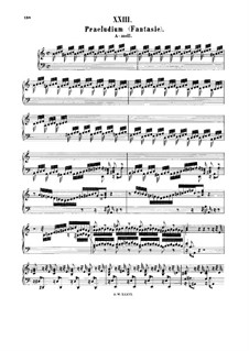Präludium (Fantasie) in a-Moll, BWV 922: Für Cembalo by Johann Sebastian Bach