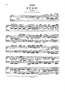 Fuge in h-Moll, BWV 951: Für Cembalo by Johann Sebastian Bach