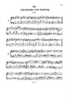 Sarabande und Partita über Themen aus 'Bellerophontes' von Lully, BWV 990: Für Cembalo by Johann Sebastian Bach