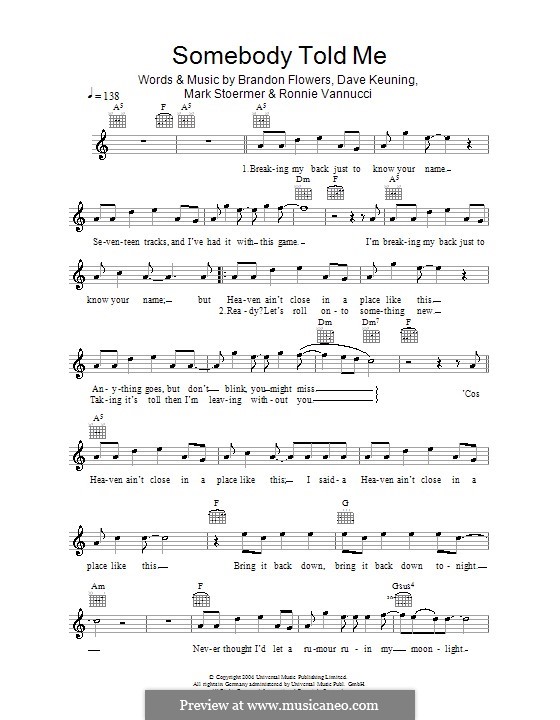 Песня somebody once told. Somebody told me Ноты для фортепиано. Somebody once told me Ноты. Somebody told me Ноты для гитары. Somebody once told me Ноты для фортепиано.
