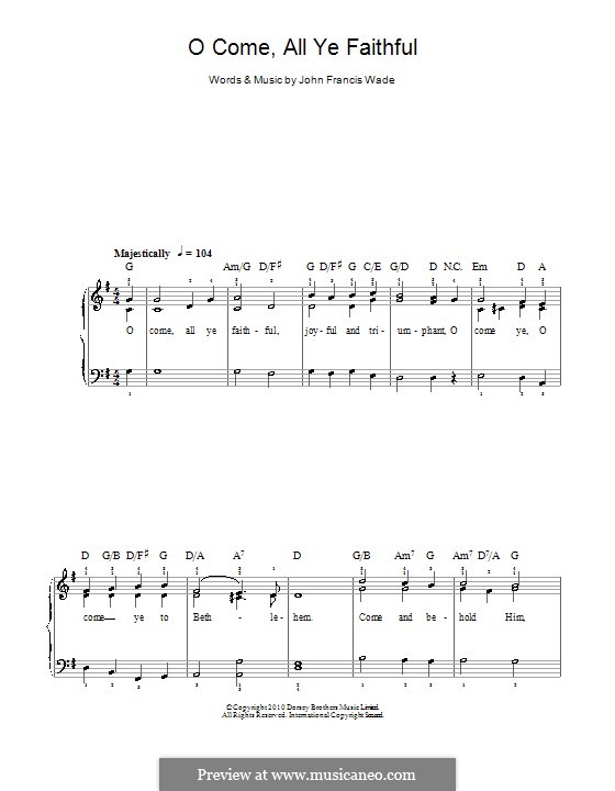 freut euch ihr christen für klavier von j f wade david lanz christmas