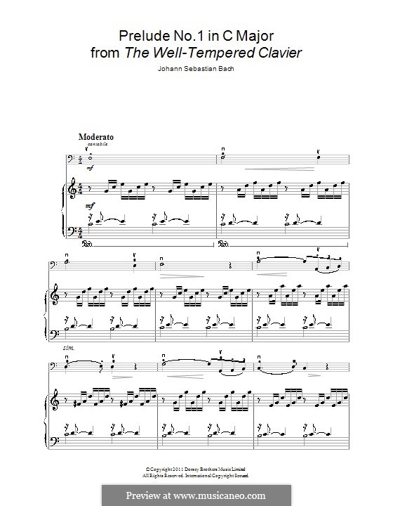 Ave Maria (Printable Sheet Music): Für Cello und Klavier by Johann Sebastian Bach, Charles Gounod