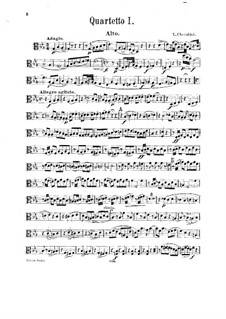 Streichquartette Nr.1-3 : Violastimme by Luigi Cherubini