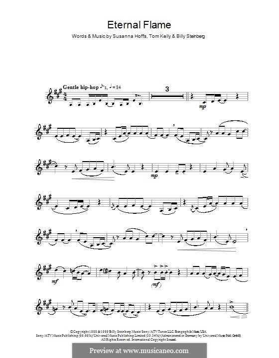 Eternal Flame: Für Klarinette by Billy Steinberg, Susanna Hoffs, Tom Kelly