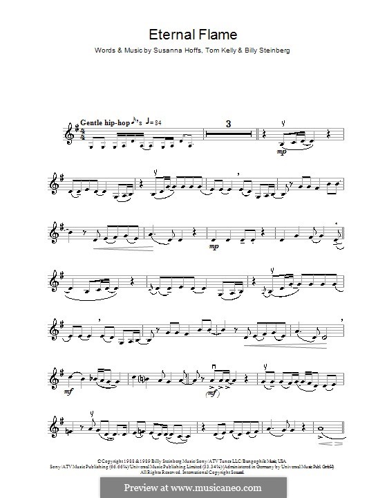 Eternal Flame: Für Violine by Billy Steinberg, Susanna Hoffs, Tom Kelly