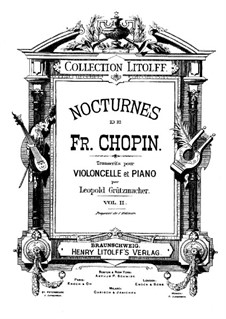 Nocturnen, Op.55: Nr.2, für Cello und Klavier by Frédéric Chopin