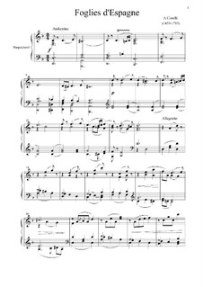 Sonate Nr.12 'La Folia': Für Cembalo by Arcangelo Corelli