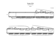 Etude No.36 for piano, MVWV 266: Etude No.36 for piano by Maurice Verheul