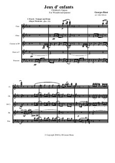 Petite Suite for Orchestra: Version for Woodwind Quintet by Georges Bizet