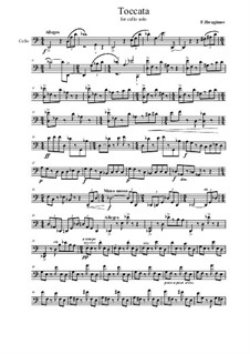 Toccata for cello solo: Toccata for cello solo by Fanil Ibragimov
