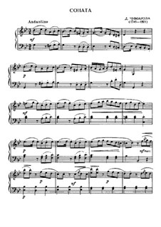 Sonate in g-Moll: Sonate in g-Moll by Domenico Cimarosa