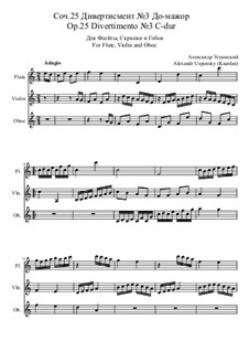 Divertimento Nr.3, Ор.25: Divertimento Nr.3 by Ksardas
