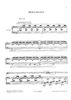Khamma, L.125: Khamma by Claude Debussy