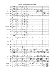 Концерт для фортепиано и симфонического оркестра: Концерт для фортепиано и симфонического оркестра by Ekaterina Anisimova