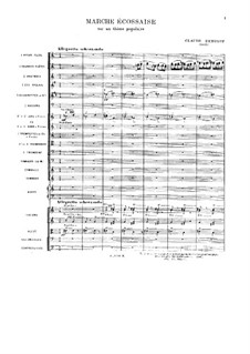 Marche écossaise sur un thème populaire, L.77: Für Orchester by Claude Debussy