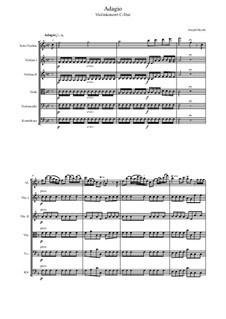 Konzert für Violine und Orchester Nr.1 in C-Dur, Hob.VIIa/1: Adagio by Joseph Haydn