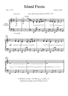 Island Fiesta: Für Klavier by Ennio Paola