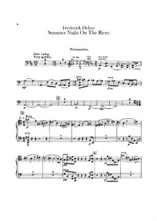 Sommernacht am Fluss: Cellosstimme by Frederick Delius