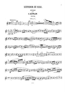 Souvenir du Rigi, Op.34: Hornstimme by Franz Doppler