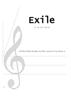 Exile (solo xylophone and live electronics): Exile (solo xylophone and live electronics) by Joseph Hasper