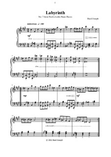 Twelve Little Piano Pieces: No.7 Labyrinth by Basil Joseph