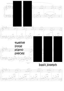 Twelve Little Piano Pieces: Vollsammlung by Basil Joseph