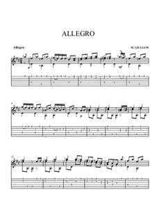 Allegro in D-Dur: Allegro in D-Dur by Mauro Giuliani