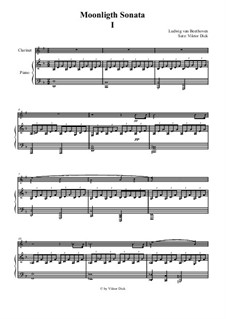 Teil I: Für Klarinette und Klavier by Ludwig van Beethoven