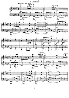 Vollständiger Satz: Für Klavier by Antonín Dvořák