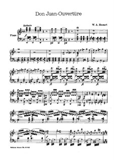 Ouvertüre: Für Klavier by Wolfgang Amadeus Mozart