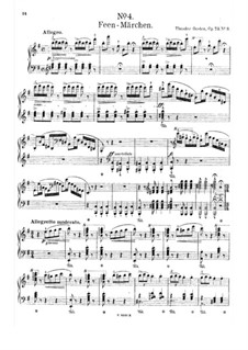 Feen-Märchen, Op.73 No.3: Für einen Interpreten by Theodor Oesten