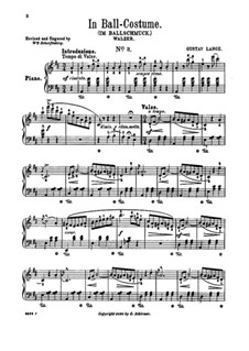 Aus des Lebens Mai, Op.292: Nr.3 Im Ballschmuck by Gustav Lange
