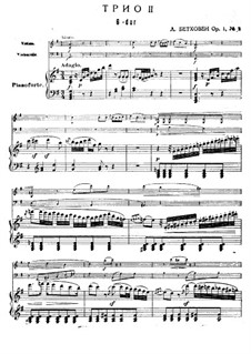 Drei Klaviertrios, Op.1: Trio Nr.2 by Ludwig van Beethoven