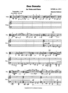 Duo Sonata, MMD2: Duo Sonata by Malcolm Dedman