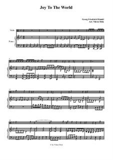 Two instruments version: Für Bratsche und Klavier by Georg Friedrich Händel