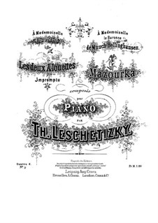 Zwei Stücke, Op.2: Nr.2 Mazurka by Theodor Leschetizky