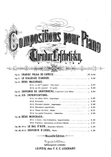 Zwei Stücke, Op.35: No.1 Le bal d'hier by Theodor Leschetizky
