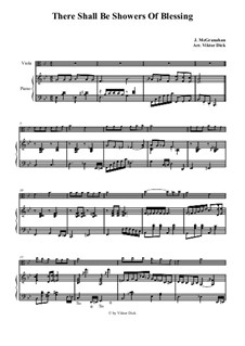 Mächtige Ströme des Segens: Für Viola und Klavier by James McGranahan
