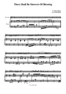 Mächtige Ströme des Segens: Für Altsaxsophon und Klavier by James McGranahan